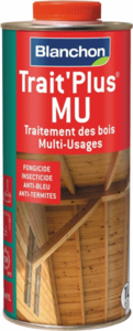 TRAIT'PLUS BOIS MULTIUSAGE 1L INCOLORE PERFORMANCE